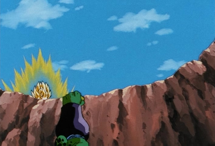 Dragon Ball Z Ep 188: Bye-Bye Everyone!! Goku's Last Instant Movement @ 06:49