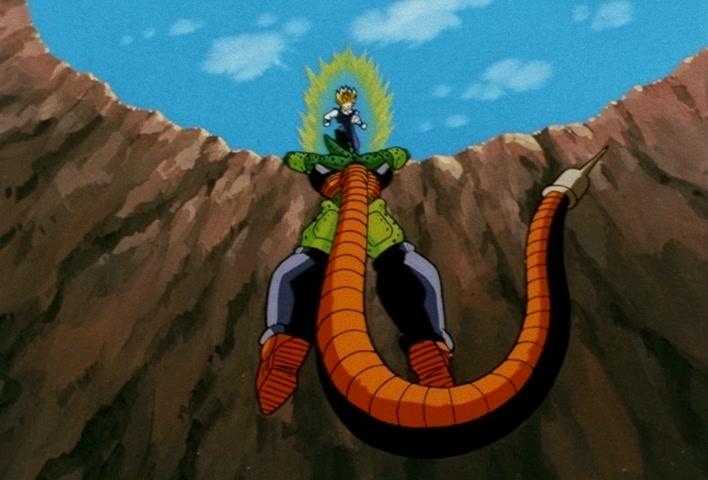 Dragon Ball Z Ep 188: Bye-Bye Everyone!! Goku's Last Instant Movement @ 07:05