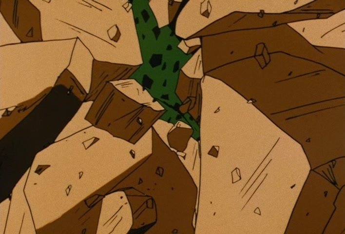 Dragon Ball Z Ep 188: Bye-Bye Everyone!! Goku's Last Instant Movement @ 07:17