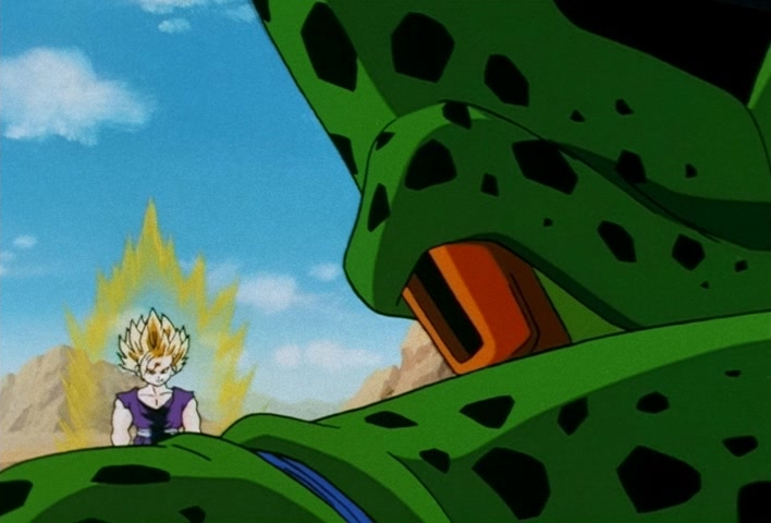 Dragon Ball Z Ep 188: Bye-Bye Everyone!! Goku's Last Instant Movement @ 07:22