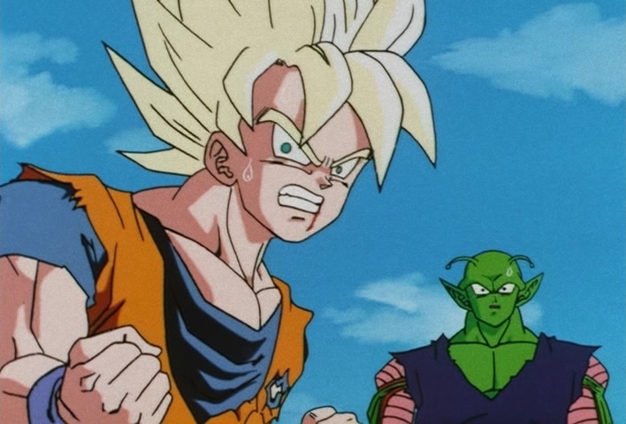 Dragon Ball Z Ep 188: Bye-Bye Everyone!! Goku's Last Instant Movement @ 07:33