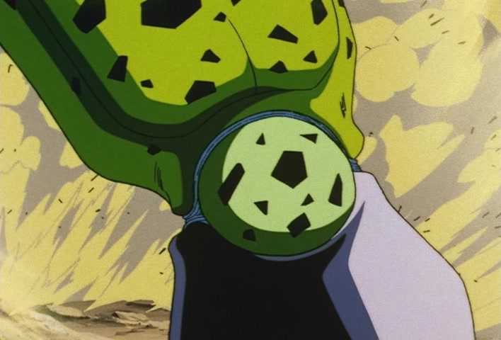 Dragon Ball Z Ep 188: Bye-Bye Everyone!! Goku's Last Instant Movement @ 08:12