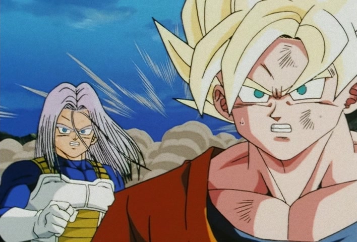 Dragon Ball Z Ep 188: Bye-Bye Everyone!! Goku's Last Instant Movement @ 08:17