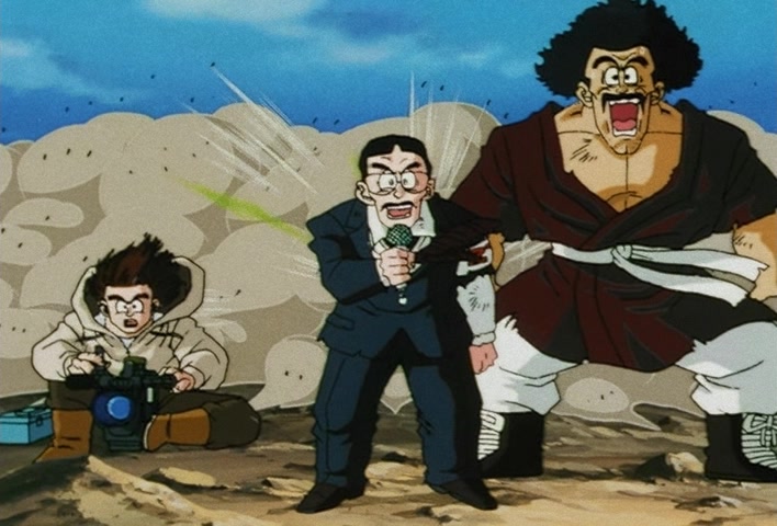 Dragon Ball Z Ep 188: Bye-Bye Everyone!! Goku's Last Instant Movement @ 08:23