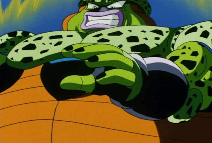 Dragon Ball Z Ep 188: Bye-Bye Everyone!! Goku's Last Instant Movement @ 08:34