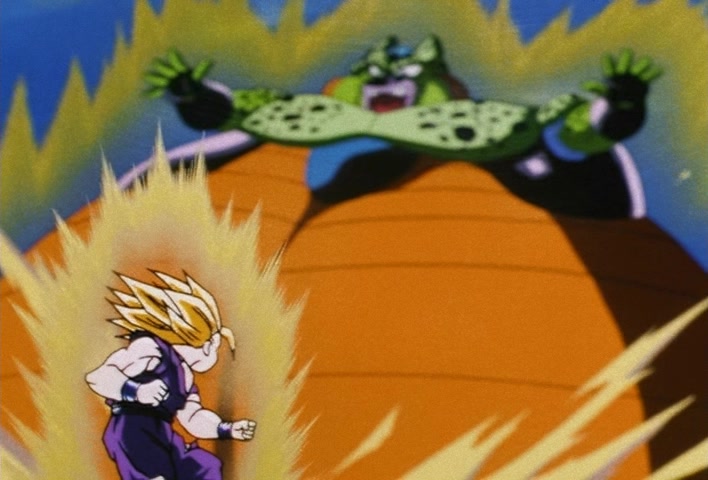 Dragon Ball Z Ep 188: Bye-Bye Everyone!! Goku's Last Instant Movement @ 09:51