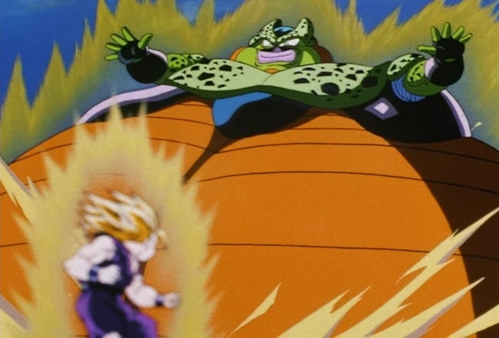 Dragon Ball Z Ep 188: Bye-Bye Everyone!! Goku's Last Instant Movement @ 09:57