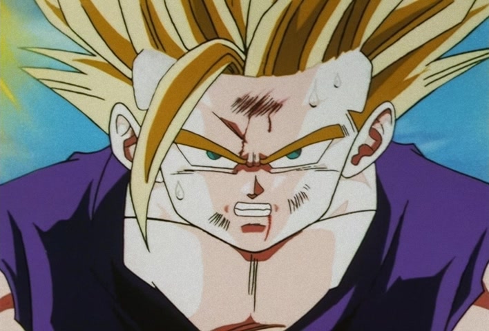 Dragon Ball Z Ep 188: Bye-Bye Everyone!! Goku's Last Instant Movement @ 10:19