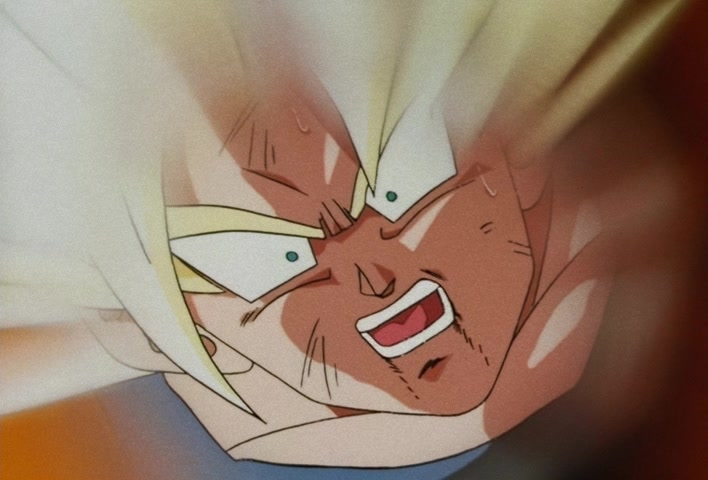 Dragon Ball Z Ep 188: Bye-Bye Everyone!! Goku's Last Instant Movement @ 10:36