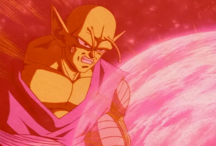Dragon Ball Z Ep 188: Bye-Bye Everyone!! Goku's Last Instant Movement @ 11:31