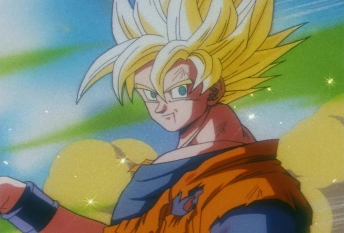 Dragon Ball Z Ep 188: Bye-Bye Everyone!! Goku's Last Instant Movement @ 12:15