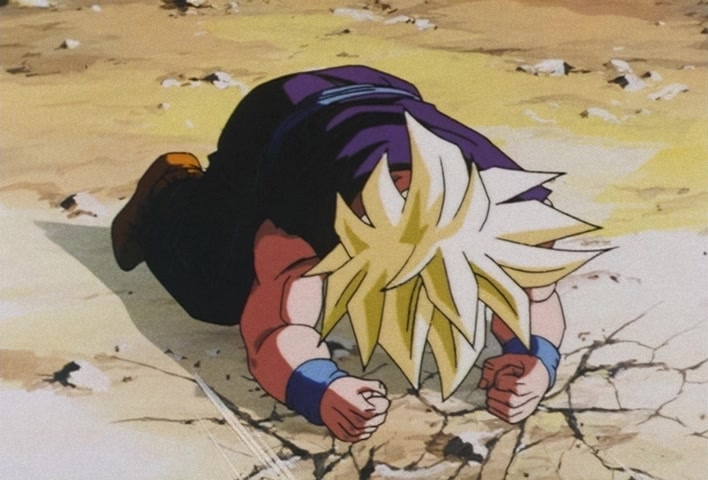 Dragon Ball Z Ep 188: Bye-Bye Everyone!! Goku's Last Instant Movement @ 12:32