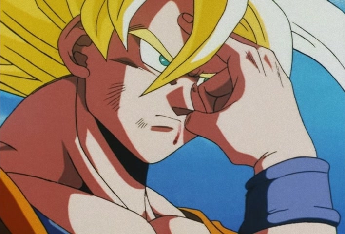 Dragon Ball Z Ep 188: Bye-Bye Everyone!! Goku's Last Instant Movement @ 12:49