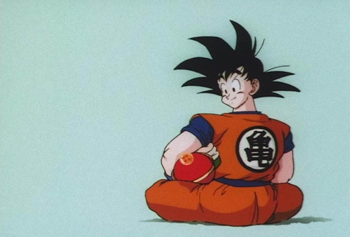 Dragon Ball Z Ep 188: Bye-Bye Everyone!! Goku's Last Instant Movement @ 12:54
