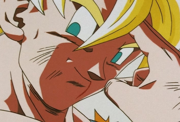 Dragon Ball Z Ep 188: Bye-Bye Everyone!! Goku's Last Instant Movement @ 13:33
