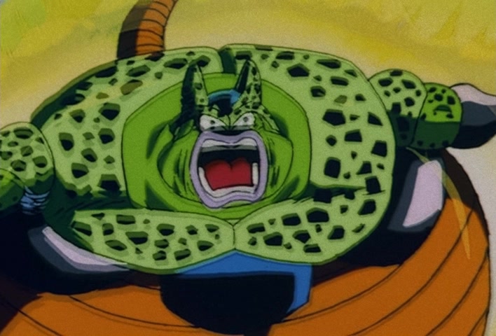 Dragon Ball Z Ep 188: Bye-Bye Everyone!! Goku's Last Instant Movement @ 14:06