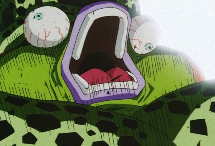 Dragon Ball Z Ep 188: Bye-Bye Everyone!! Goku's Last Instant Movement @ 14:34
