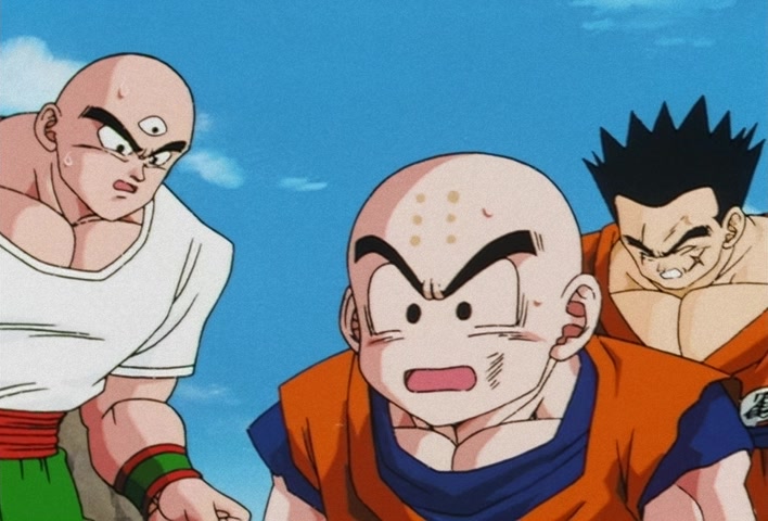 Dragon Ball Z Ep 188: Bye-Bye Everyone!! Goku's Last Instant Movement @ 15:35