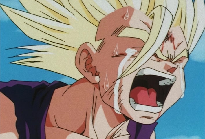 Dragon Ball Z Ep 188: Bye-Bye Everyone!! Goku's Last Instant Movement @ 15:57
