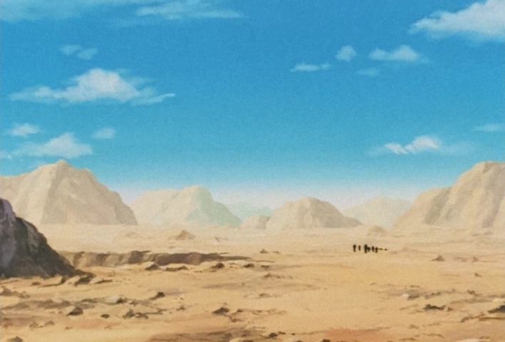 Dragon Ball Z Ep 188: Bye-Bye Everyone!! Goku's Last Instant Movement @ 16:35