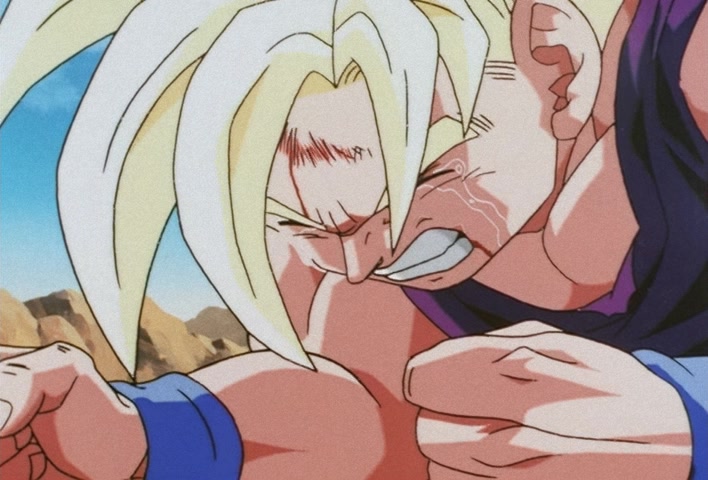 Dragon Ball Z Ep 188: Bye-Bye Everyone!! Goku's Last Instant Movement @ 17:36