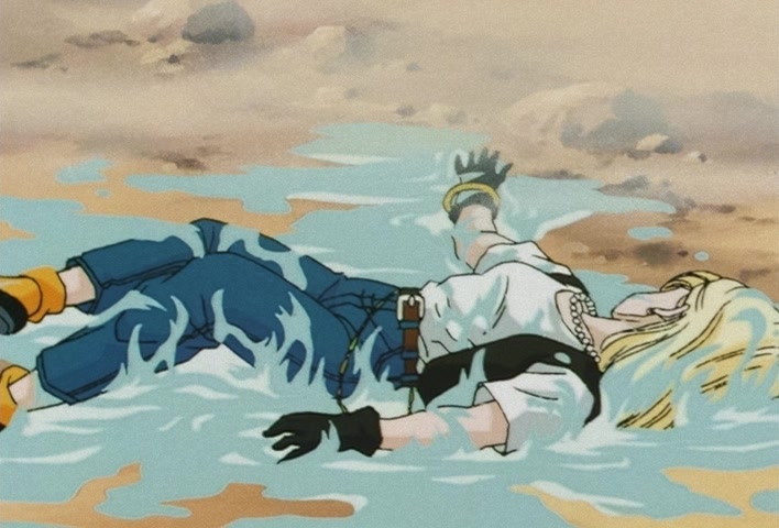 Dragon Ball Z Ep 188: Bye-Bye Everyone!! Goku's Last Instant Movement @ 18:15