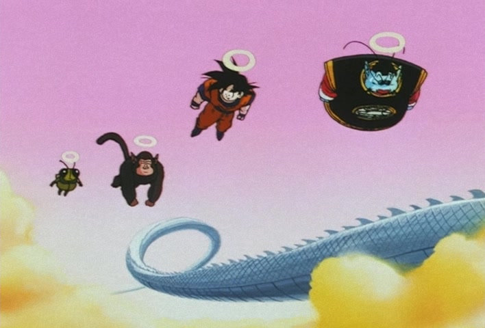 Dragon Ball Z Ep 188: Bye-Bye Everyone!! Goku's Last Instant Movement @ 19:05