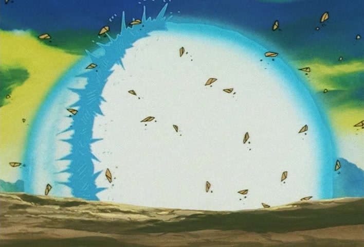 Dragon Ball Z Ep 192: I Will Carry On in the Afterlife!! Farewell with a Smile @ 01:55