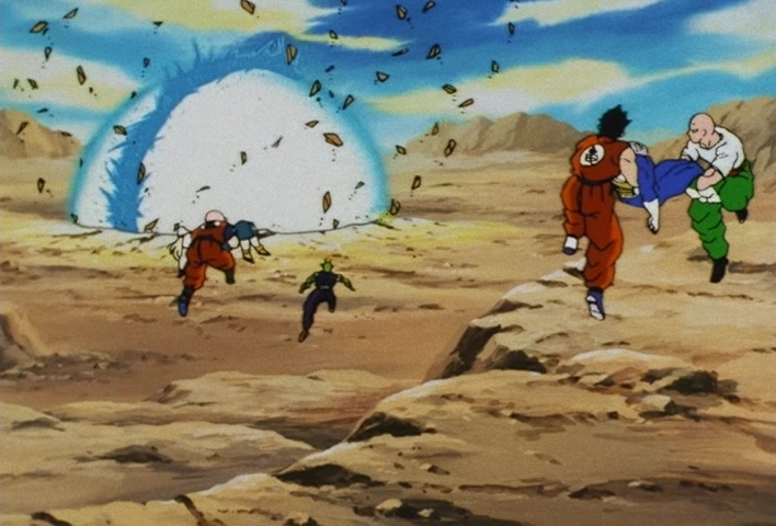 Dragon Ball Z Ep 192: I Will Carry On in the Afterlife!! Farewell with a Smile @ 01:59