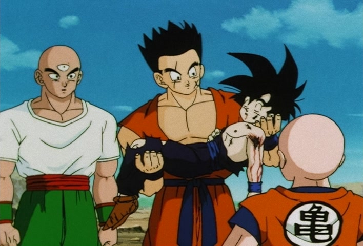 Dragon Ball Z Ep 192: I Will Carry On in the Afterlife!! Farewell with a Smile @ 04:12