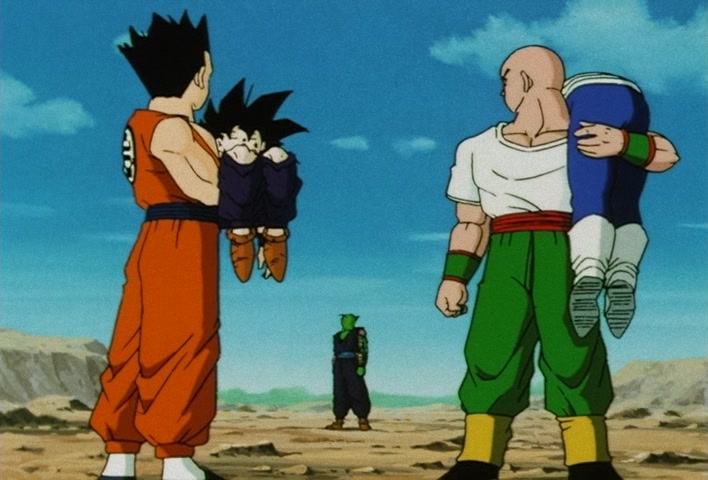 Dragon Ball Z Ep 192: I Will Carry On in the Afterlife!! Farewell with a Smile @ 04:55