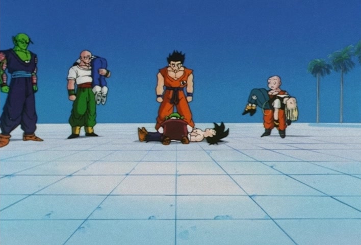Dragon Ball Z Ep 192: I Will Carry On in the Afterlife!! Farewell with a Smile @ 11:04