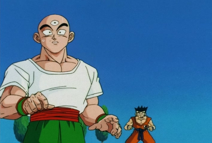 Dragon Ball Z Ep 192: I Will Carry On in the Afterlife!! Farewell with a Smile @ 13:31