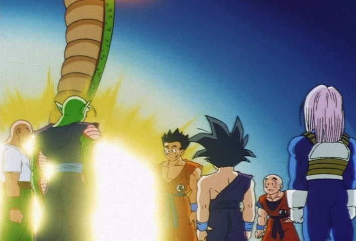Dragon Ball Z Ep 192: I Will Carry On in the Afterlife!! Farewell with a Smile @ 17:46