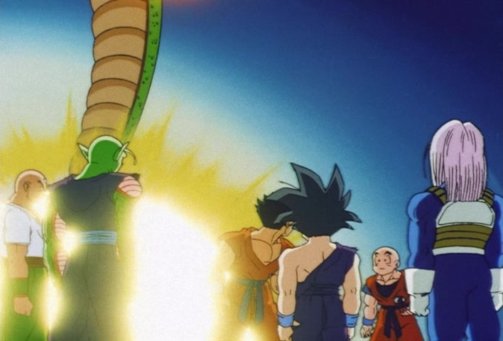 Dragon Ball Z Ep 192: I Will Carry On in the Afterlife!! Farewell with a Smile @ 17:51