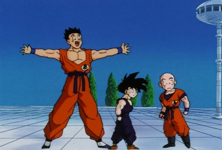 Dragon Ball Z Ep 193: A New Day Will Come… Father! I'll Hang in There @ 08:04
