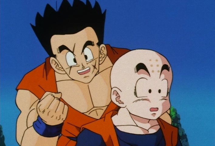 Dragon Ball Z Ep 193: A New Day Will Come… Father! I'll Hang in There @ 08:42