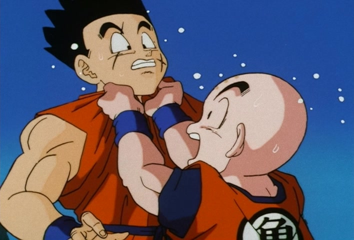 Dragon Ball Z Ep 193: A New Day Will Come… Father! I'll Hang in There @ 08:47