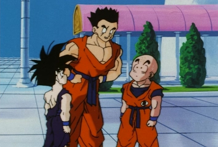 Dragon Ball Z Ep 193: A New Day Will Come… Father! I'll Hang in There @ 09:06