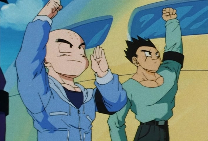 Dragon Ball Z Ep 193: A New Day Will Come… Father! I'll Hang in There @ 13:50