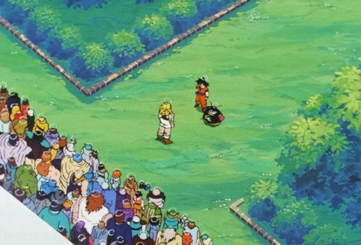 Dragon Ball Z Ep 196: I'm the Best in the Afterlife!! The Great Assembly of Past Heroes @ 04:45
