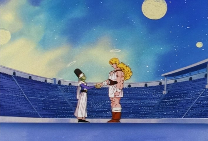 Dragon Ball Z Ep 198: A Blazing Decision!! Will it be Goku or Paikuhan?! @ 03:37