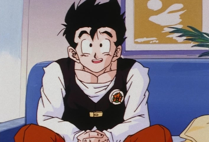Dragon Ball Z Ep 201: The Champion and Lover of Justice — The Great Saiyaman Appears @ 03:53