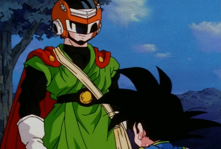Dragon Ball Z Ep 201: The Champion and Lover of Justice — The Great Saiyaman Appears @ 12:04