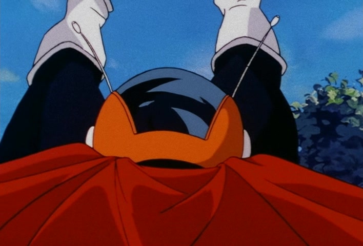 Dragon Ball Z Ep 201: The Champion and Lover of Justice — The Great Saiyaman Appears @ 12:16