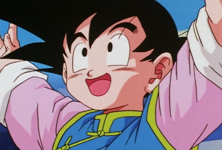Dragon Ball Z Ep 201: The Champion and Lover of Justice — The Great Saiyaman Appears @ 12:27