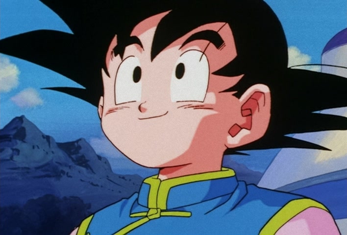 Dragon Ball Z Ep 201: The Champion and Lover of Justice — The Great Saiyaman Appears @ 12:33