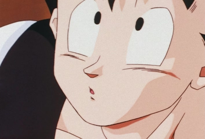 Dragon Ball Z Ep 201: The Champion and Lover of Justice — The Great Saiyaman Appears @ 15:58