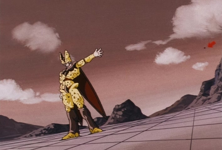 Dragon Ball Z Ep 201: The Champion and Lover of Justice — The Great Saiyaman Appears @ 16:04