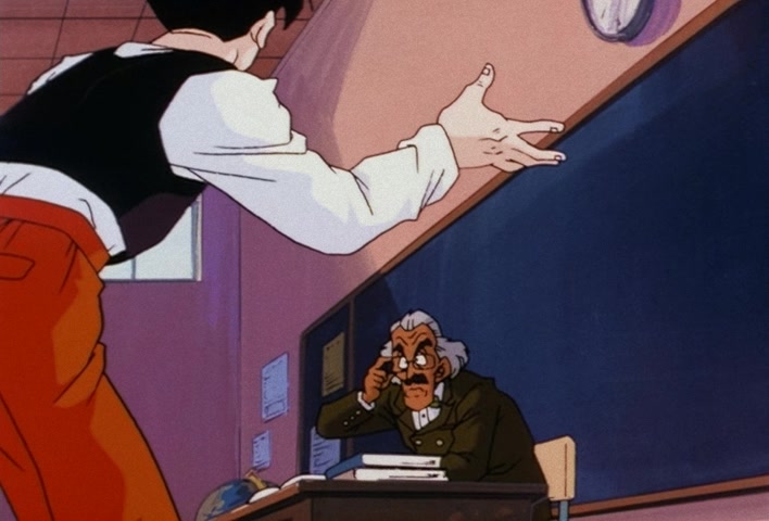 Dragon Ball Z Ep 201: The Champion and Lover of Justice — The Great Saiyaman Appears @ 16:21